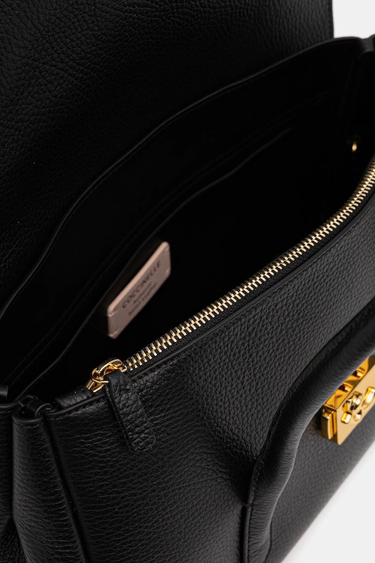 Coccinelle torebka skórzana C-ME LOCK E1.U4K.12.03.01 czarny