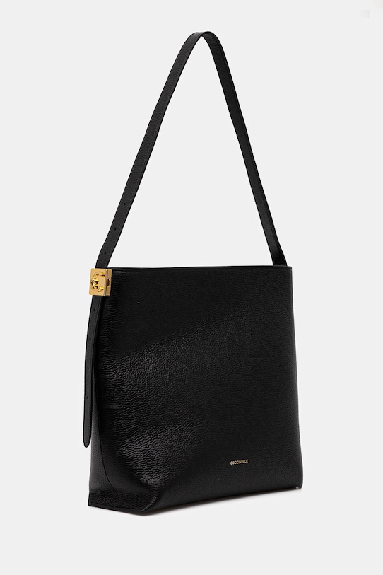 Coccinelle geantă de piele C-ME LOCK E1.U4K.13.02.01 negru SS26