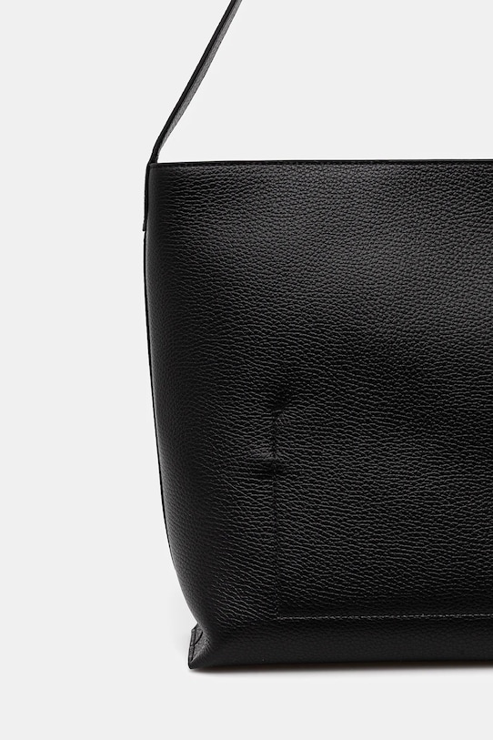 Coccinelle geantă de piele C-ME LOCK negru E1.U4K.13.02.01