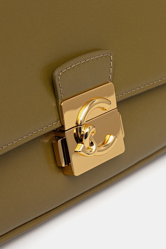 Coccinelle geantă de piele C-ME LOCK verde E1.U4M.12.02.01