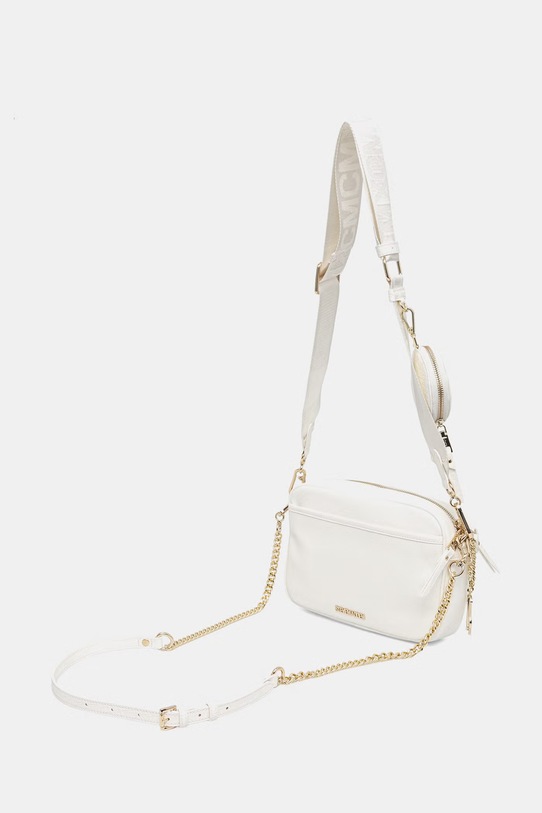 Akcesoria Steve Madden listonoszka damska z imitacji skóry Blite SM13002432 beżowy