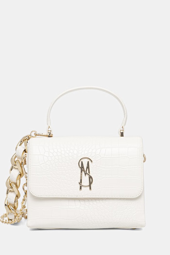 Steve Madden kufríková kabelka dámska z imitácie kože Bworsh-C biela SM13002457