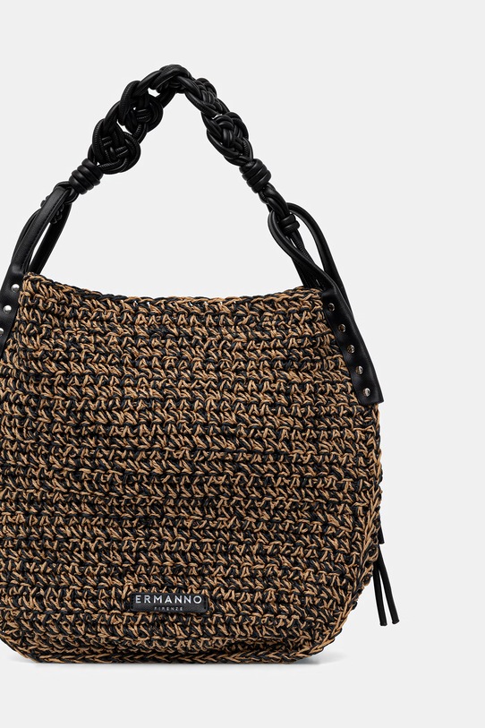 Akcesoria Ermanno Firenze torebka D48ES006E2D brązowy