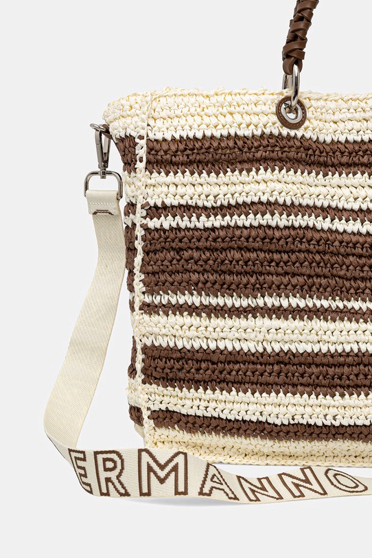 Akcesoria Ermanno Firenze torebka D48ES007E2E beżowy