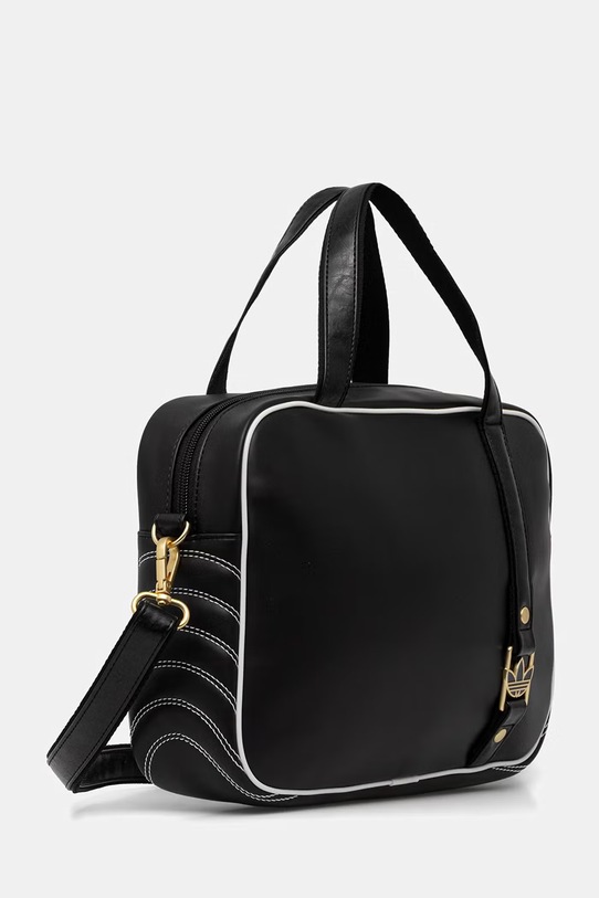 adidas Originals torebka damska z imitacji skóry Airliner KE2327 czarny SS26