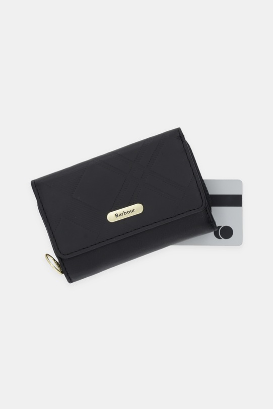 Barbour portfel skórzany Rosa czarny LAC0351