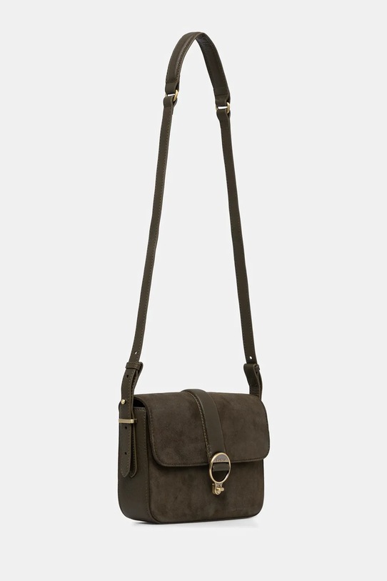 Barbour torebka zamszowa Rosa LBA0508 zielony SS26