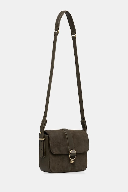 Barbour torebka zamszowa Rosa LBA0508 zielony SS26