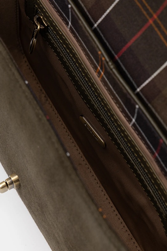 Barbour torebka zamszowa Rosa LBA0508 zielony