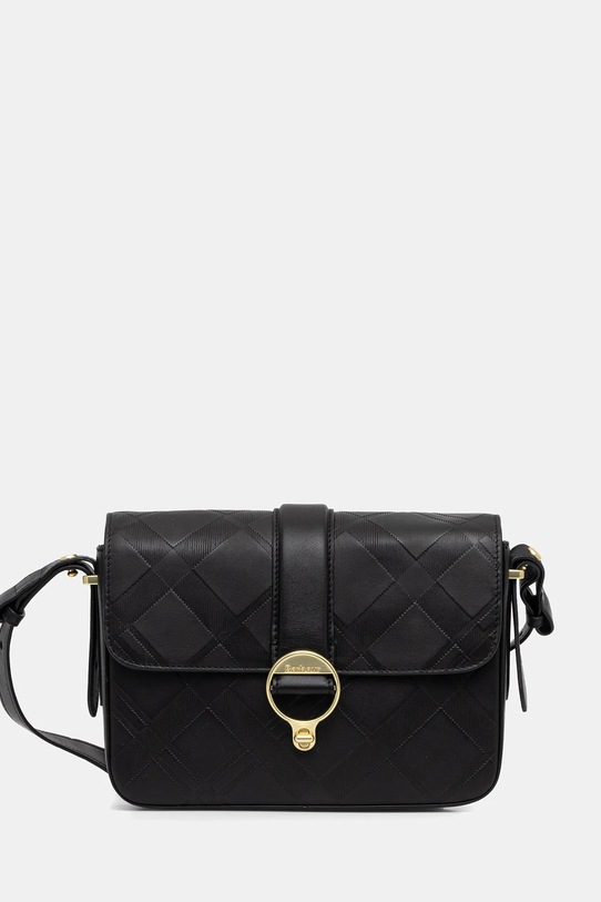 Barbour torebka skórzana Rosa nie mieści A4 czarny LBA0509