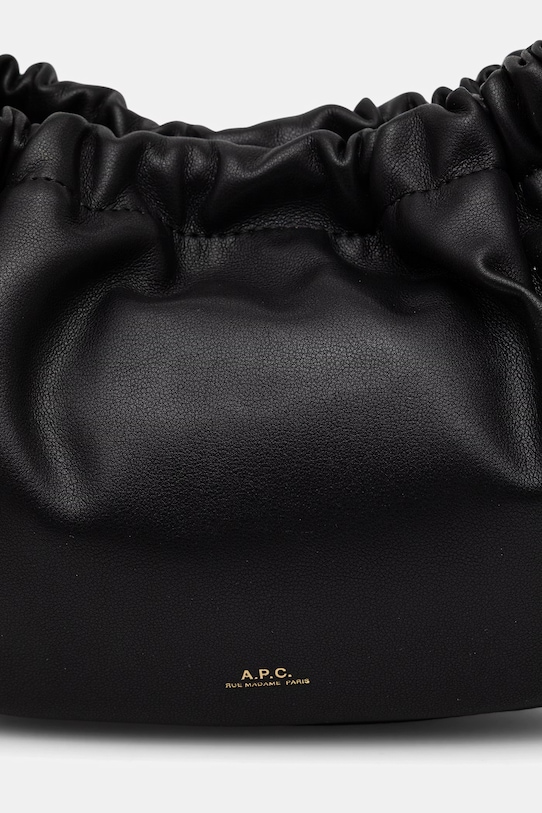 A.P.C. torebka SAC NINON HOOP czarny PUAAT.F67049