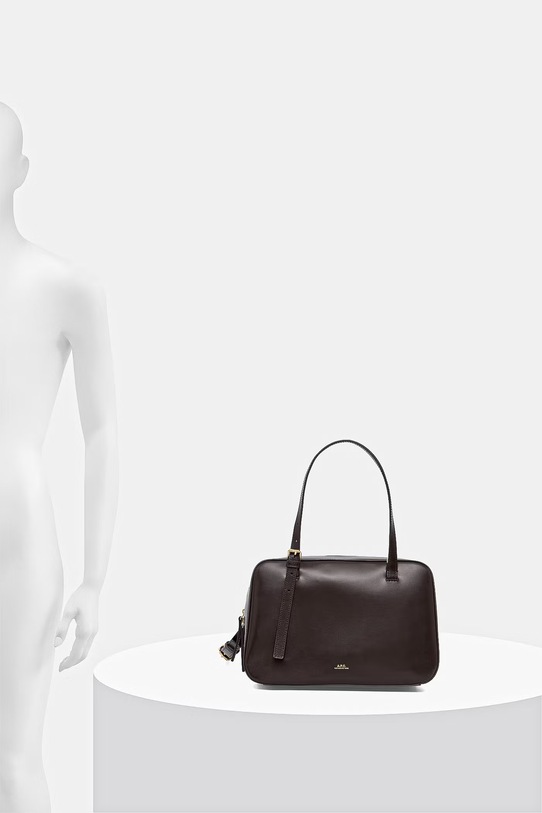 A.P.C. сумка crossbody кожаная для женщин SAC VIRGINIE BOX PXBMW.F67017