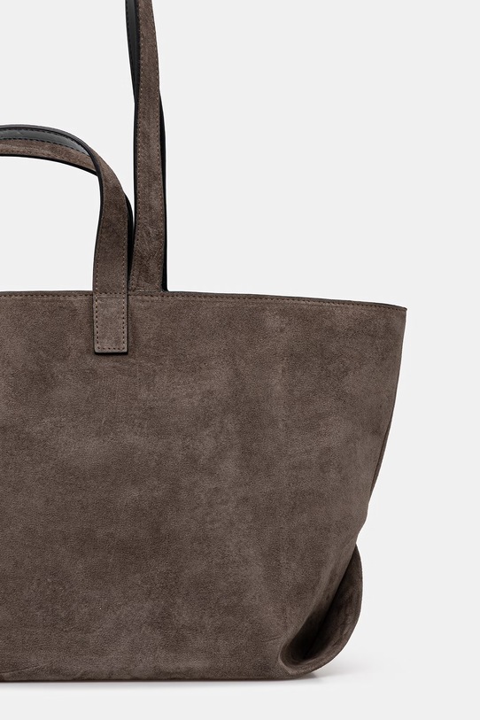 Akcesoria A.P.C. torebka zamszowa LE DRUMMER PXCAL.F67057 brązowy