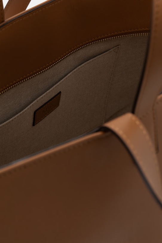 A.P.C. LE DRUMMER torebka shopper damska skórzana PXCCY.F67057 brązowy