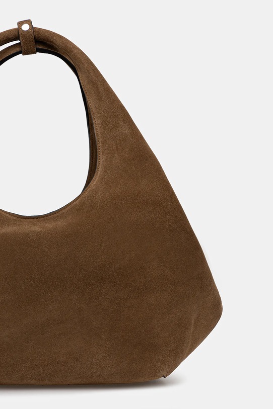 Akcesoria Coperni torebka zamszowa Folded COPBA131F6049 brązowy