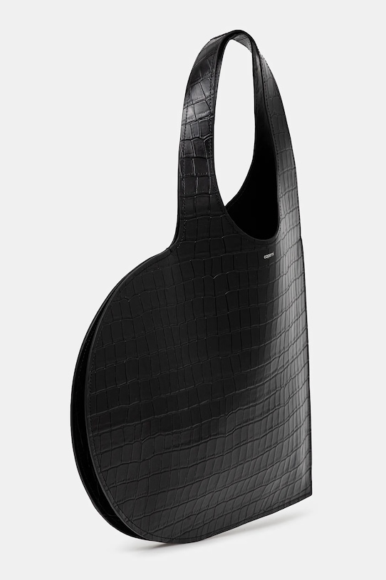 Coperni torebka skórzana Croco Double Heart COPBA113F6075 czarny SS26