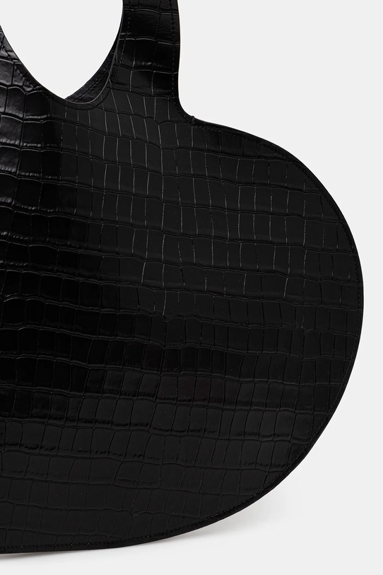 Akcesoria Coperni torebka skórzana Croco Double Heart COPBA113F6075 czarny