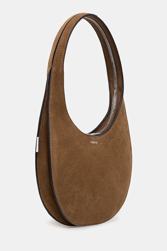 Coperni kopertówka zamszowa Soft Swipe COPBA108F6049 brązowy SS26