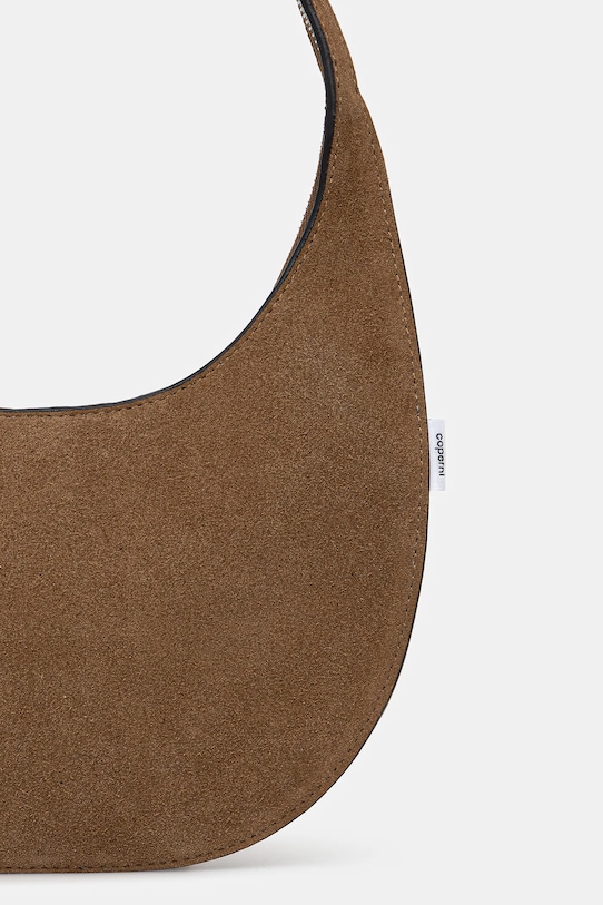 Akcesoria Coperni kopertówka zamszowa Soft Swipe COPBA108F6049 brązowy