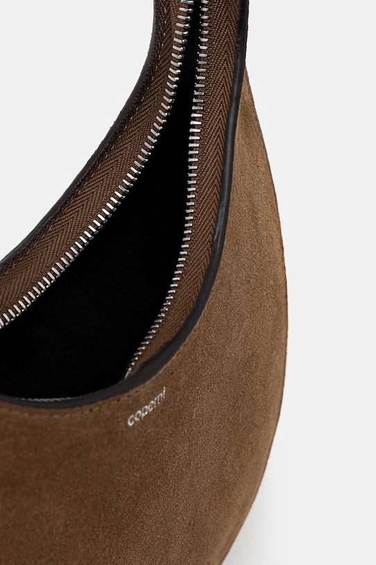 Coperni kopertówka zamszowa Soft Swipe COPBA108F6049 brązowy