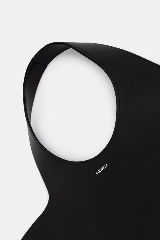 Coperni leather handbag Heart black COPBA14F6083