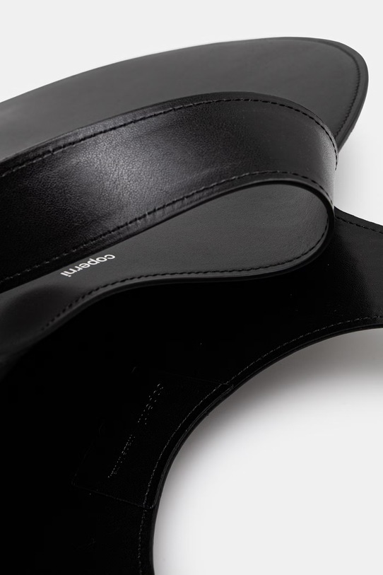 Coperni leather handbag Heart COPBA14F6083 black