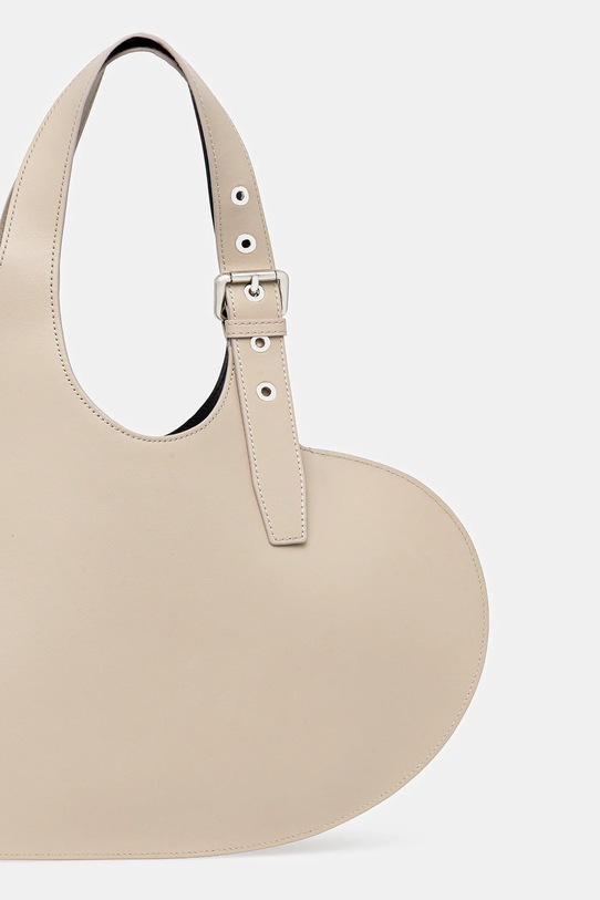 Akcesoria Coperni torebka skórzana Heart COPBA112F6066 beżowy