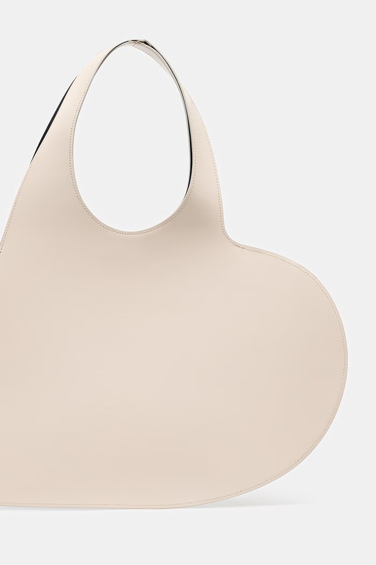 Akcesoria Coperni torebka skórzana Heart COPBA14F6045 beżowy