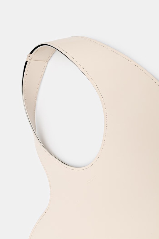 Coperni torebka skórzana Heart beżowy COPBA14F6045