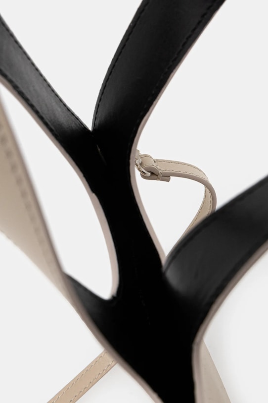 Coperni torebka skórzana Mini Heart COPBA93F6066 beżowy