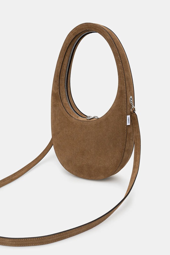 Akcesoria Coperni torebka zamszowa Swipe COPBA38F6049 brązowy