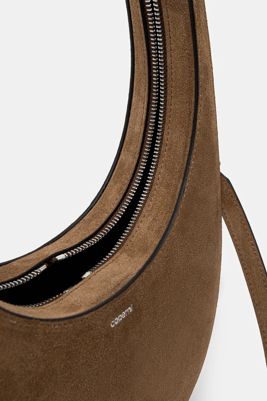 Coperni torebka zamszowa Swipe COPBA38F6049 brązowy