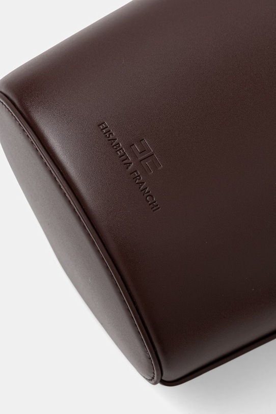 Elisabetta Franchi torebka kuferek damska brązowy BS92A61E2