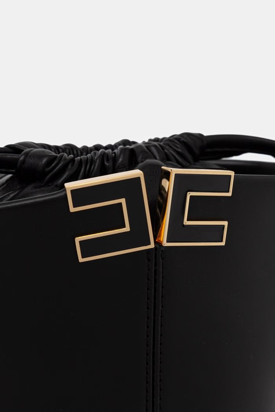 Elisabetta Franchi torebka kuferek damska czarny BS92A61E2