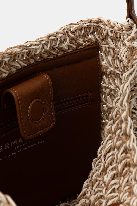 ERMANNO Firenze torba plażowa damska 12402084 beżowy