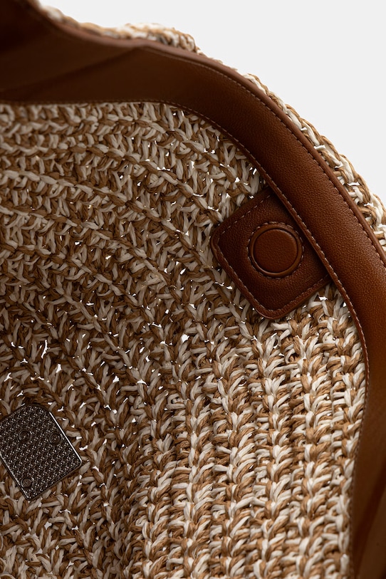 ERMANNO Firenze torebka shopper damska 12402085 beżowy