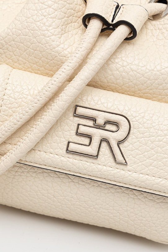 ERMANNO Firenze torebka worek damska z imitacji skóry beżowy 12402103