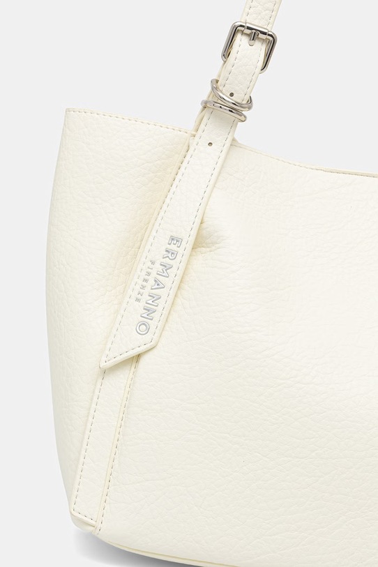 ERMANNO Firenze torebka shopper damska z imitacji skóry beżowy 12402112