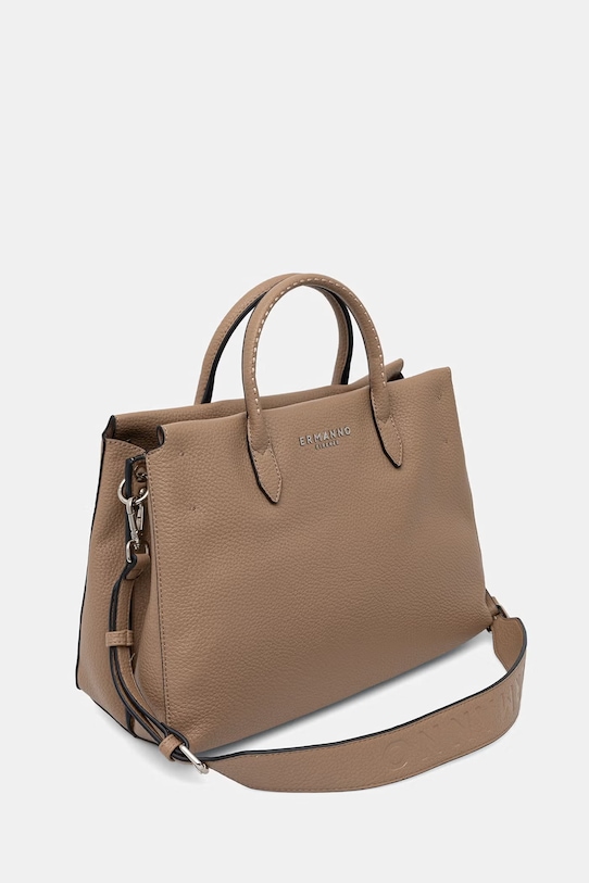 Akcesoria ERMANNO Firenze torebka damska z imitacji skóry 12402114 beżowy