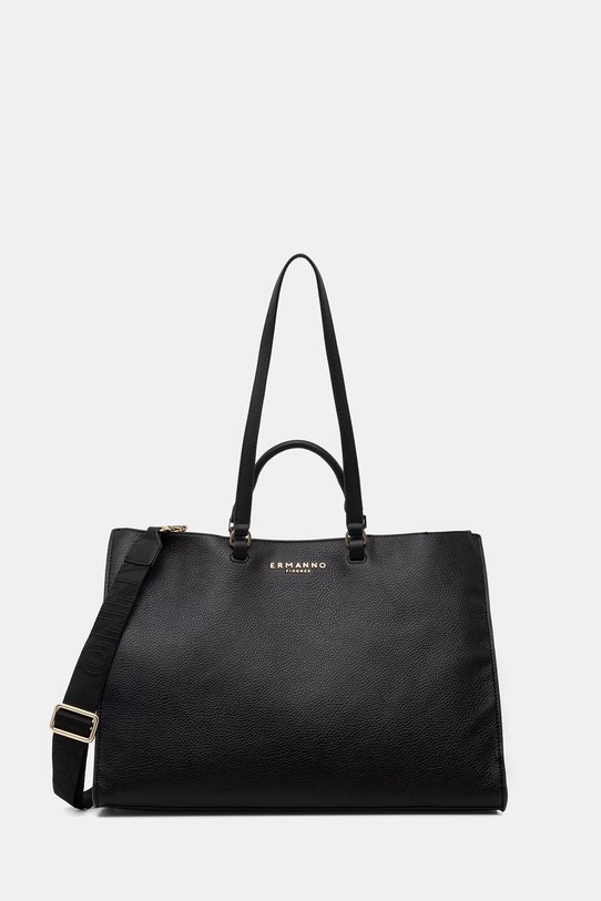 ERMANNO Firenze torebka damska z imitacji skóry czarny 12402123