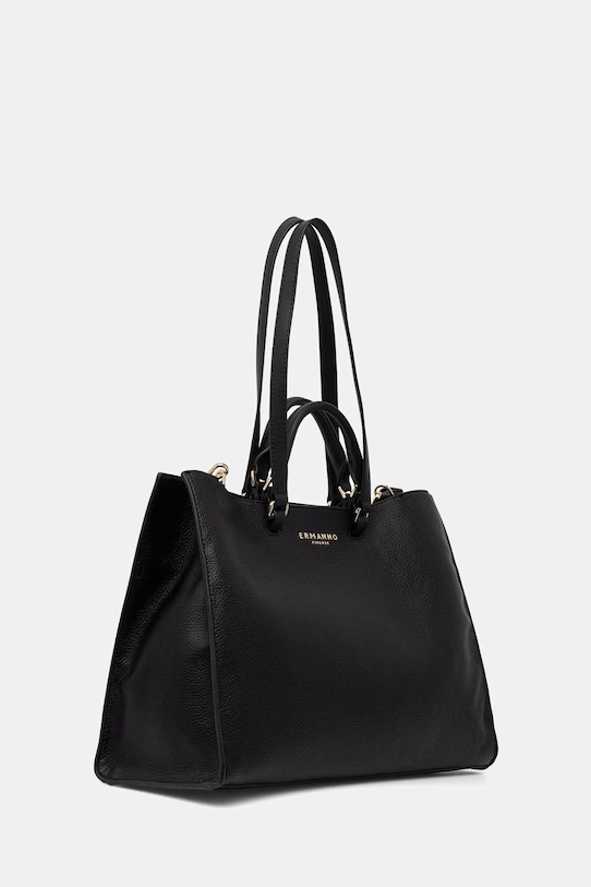 ERMANNO Firenze torebka damska z imitacji skóry 12402123 czarny SS26