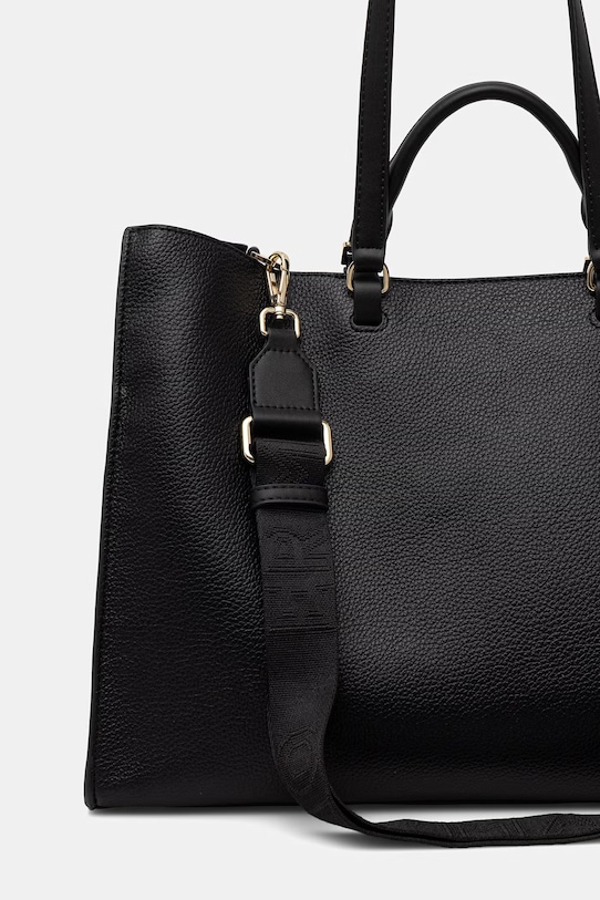 Akcesoria ERMANNO Firenze torebka damska z imitacji skóry 12402123 czarny