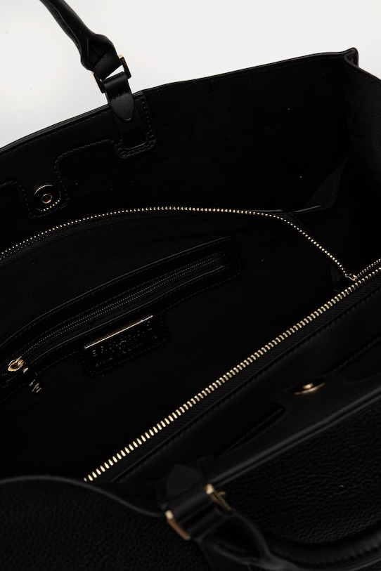 ERMANNO Firenze torebka damska z imitacji skóry 12402123 czarny