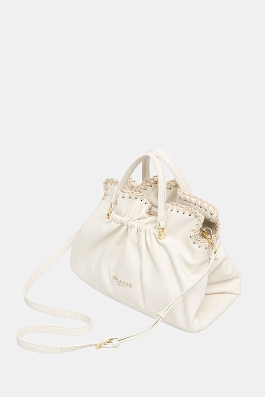 Akcesoria ERMANNO Firenze torebka damska z imitacji skóry 12402131 beżowy