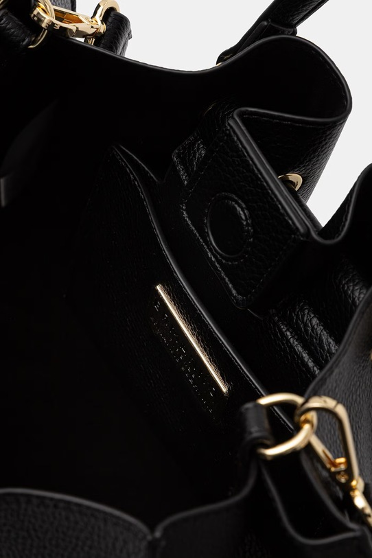 ERMANNO Firenze torebka shopper damska z imitacji skóry 12402132 czarny