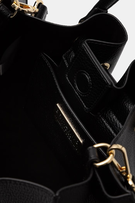 ERMANNO Firenze torebka shopper damska z imitacji skóry 12402132 czarny