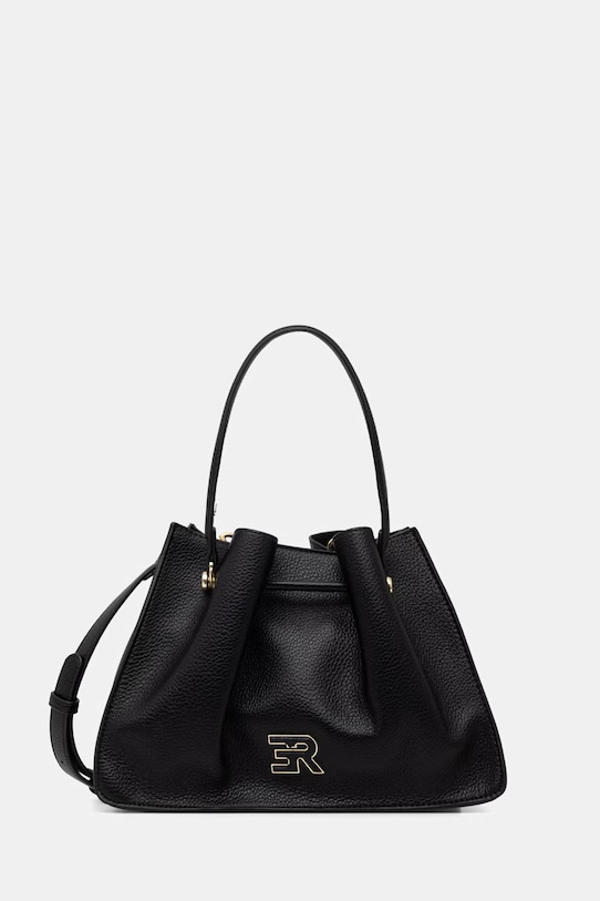 ERMANNO Firenze torebka damska z imitacji skóry czarny 12402133