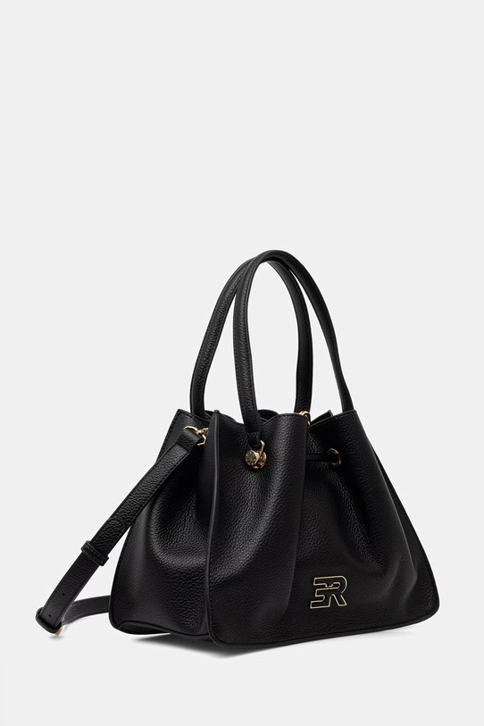 ERMANNO Firenze torebka damska z imitacji skóry 12402133 czarny SS26