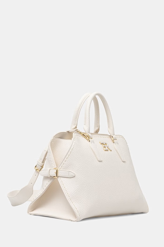 ERMANNO Firenze torebka shopper damska z imitacji skóry 12402158 beżowy SS26