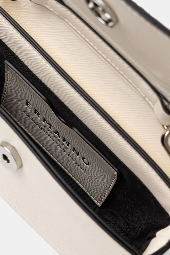 ERMANNO Firenze torebka crossbody damska z imitacji skóry 12402162 beżowy